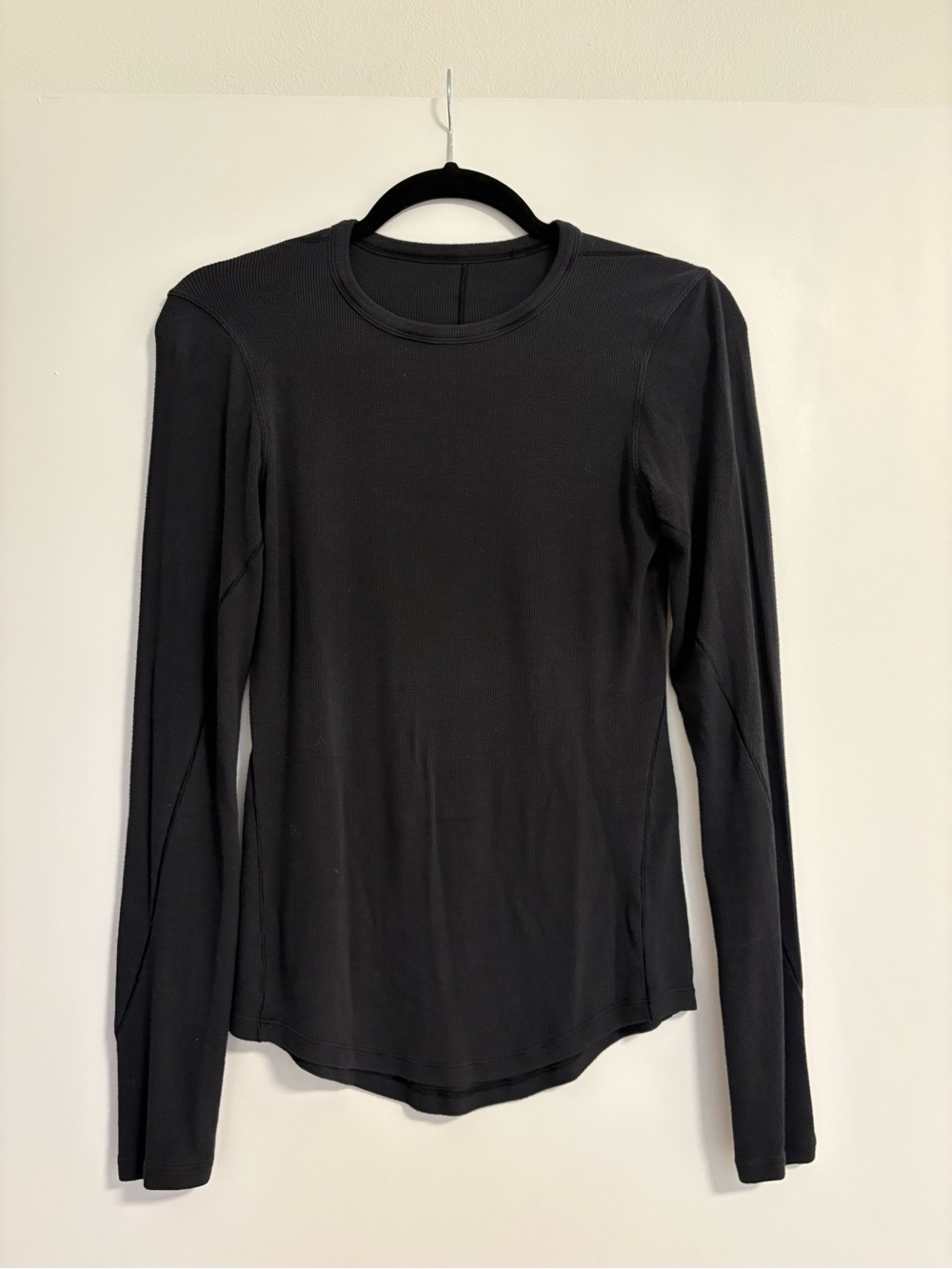 lululemon athletica Black Long Sleeve Crew Top